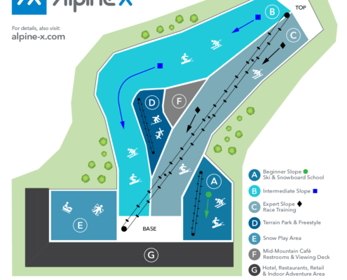 Alpine-X Conceptual Trail Map