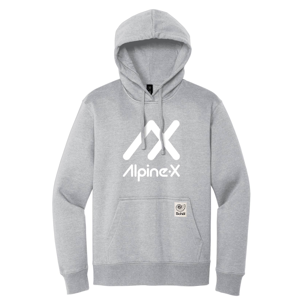 Schel Apex hoodie with Alpine-X logo