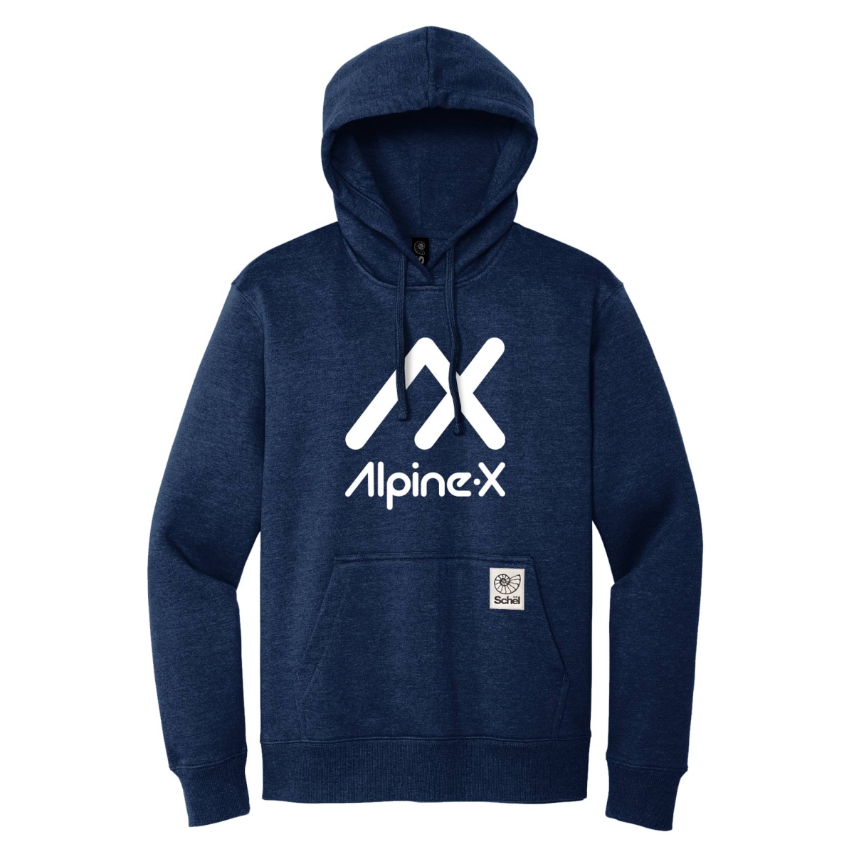 Schel Apex hoodie with Alpine-X logo